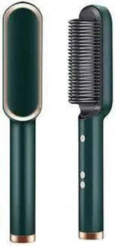 Efficient Straightening Brush with LCD Display for Quick Styling - Himpall